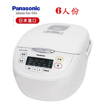 上揚家電-國際日本製微電腦6人份電子鍋(SR-JMN108)