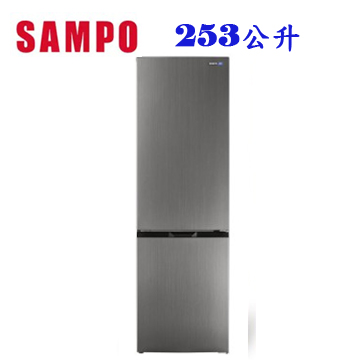 上揚家電-聲寶上冷藏下冷凍變頻二門冰箱253公升(SR-F26D)