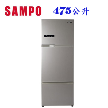 上揚家電-聲寶變頻三門冰箱480公升(SR-C48DV(Y1))